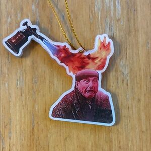 Home Alone Funny Fire Ornament